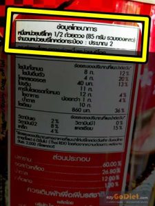 วิธีอ่านฉลากอาหาร-1