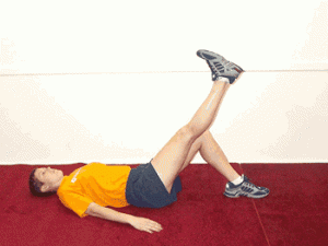 Lying-Single-Leg-Raises