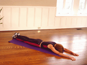 ท่าว่ายน้ำบนบก