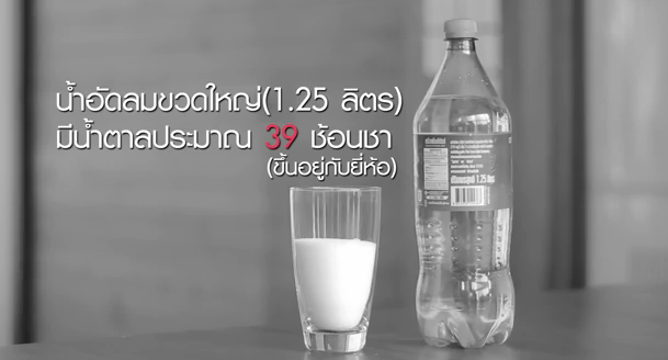 NCDs Reality ตอนที่6 :น้ำตาลในน้ำอัดลม